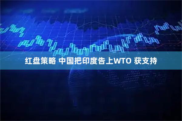 红盘策略 中国把印度告上WTO 获支持