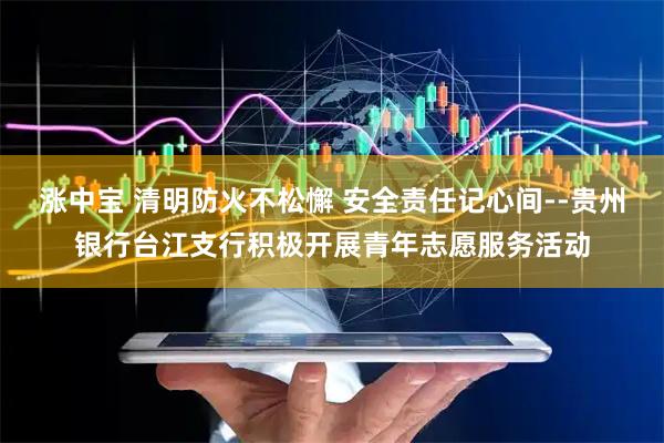 涨中宝 清明防火不松懈 安全责任记心间--贵州银行台江支行积极开展青年志愿服务活动