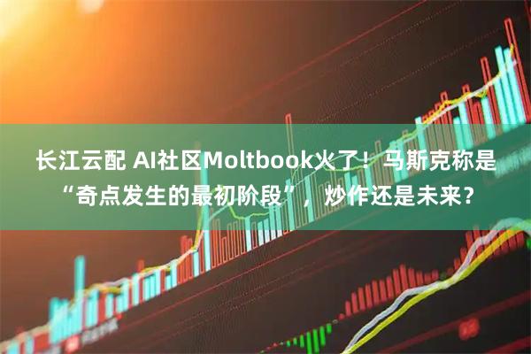 长江云配 AI社区Moltbook火了！马斯克称是“奇点发生的最初阶段”，炒作还是未来？