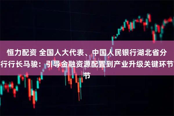 恒力配资 全国人大代表、中国人民银行湖北省分行行长马骏：引导金融资源配置到产业升级关键环节