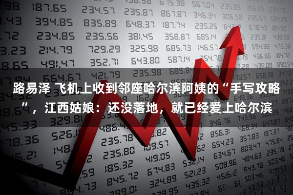 路易泽 飞机上收到邻座哈尔滨阿姨的“手写攻略”,江西姑娘:还没落地,就已经爱上哈尔滨